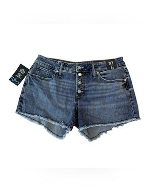 SILVER JEANS BOYFRIEND MID-RISE LUXE STRETCH  SHORTS SIZE 31